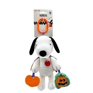 Peanuts Snoopy Plush Toy with Orange and Green Accessories
